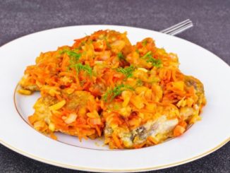 Рыба с овощами по-гречески