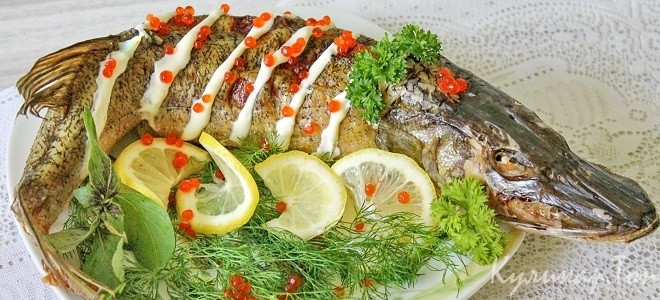 Щука, фаршированная гречкой Щука, фаршированная гречкой