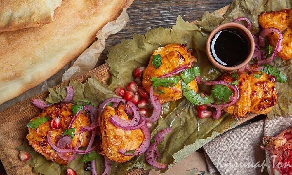Шашлык из курицы по-грузински