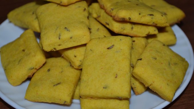 Соленое кукурузное печенье с тмином-06 Соленое кукурузное печенье с тмином
