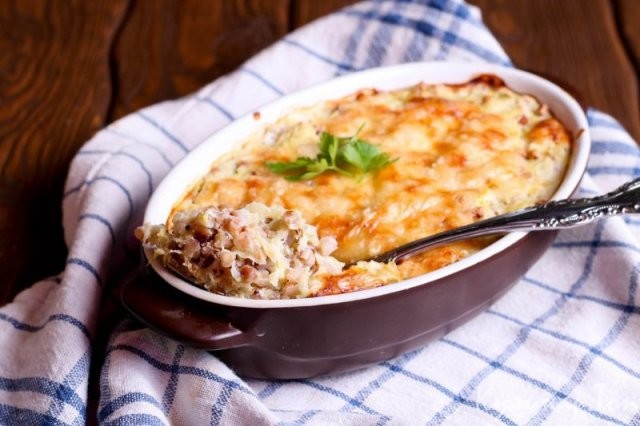 Запеканка с цветной капустой