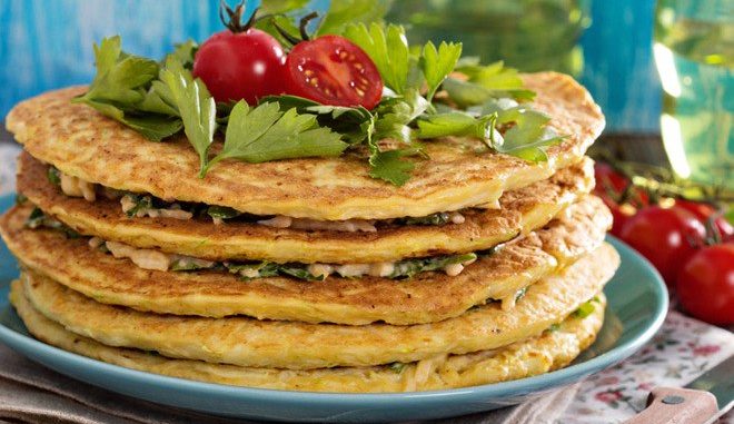 Кабачковый торт с сыром и грибами Кабачковый торт с сыром и грибами