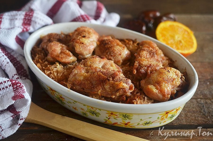 Курица с финиками по-магрибски