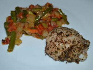 Курица с прованскими травами на пару