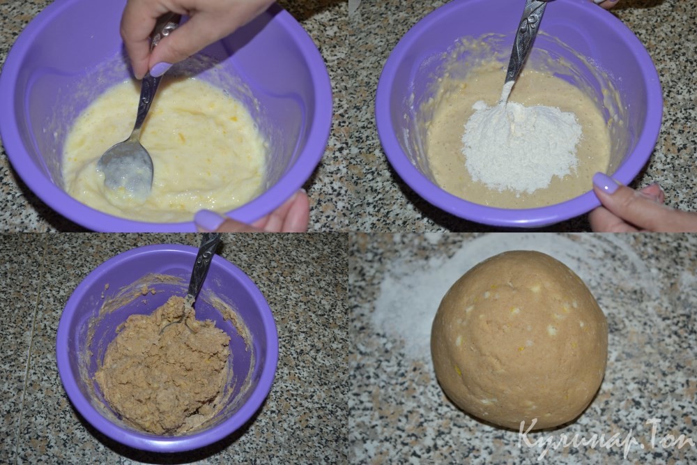 Лимонное печенье из овсяной муки