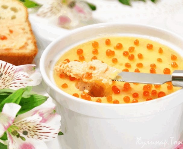 Паштет из форели с икрой