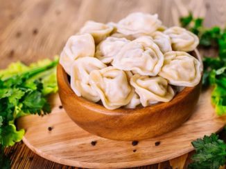Пельмени с грибами и говядиной