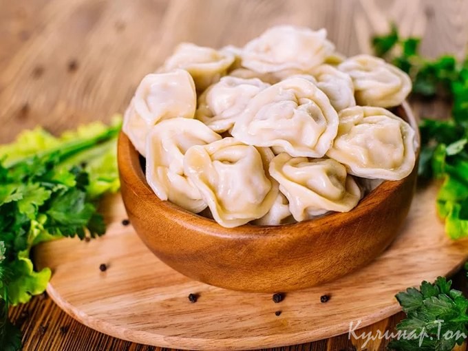 Пельмени с грибами и говядиной