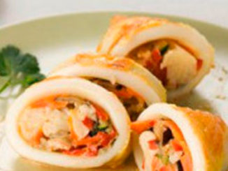 Рулет с морепродуктами