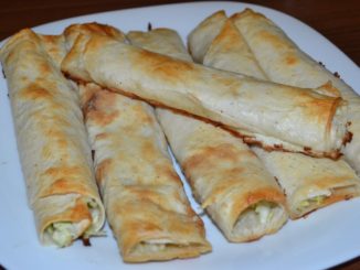 Рулетики из лаваша с капустой