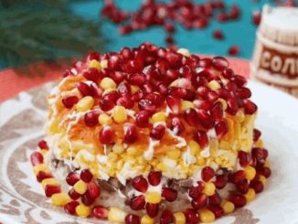 Салат «Ричард» с гранатом