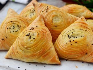 Самса с картошкой и мясом