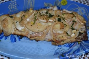 Скумбрия в горчично-йогуртовом соусе