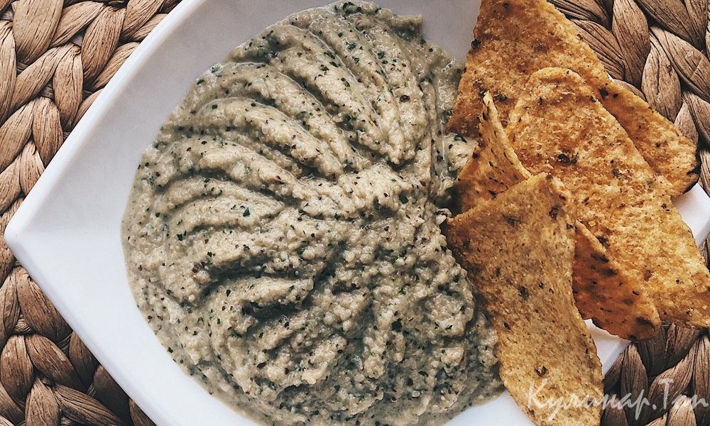 Бабагануш с кунжутом