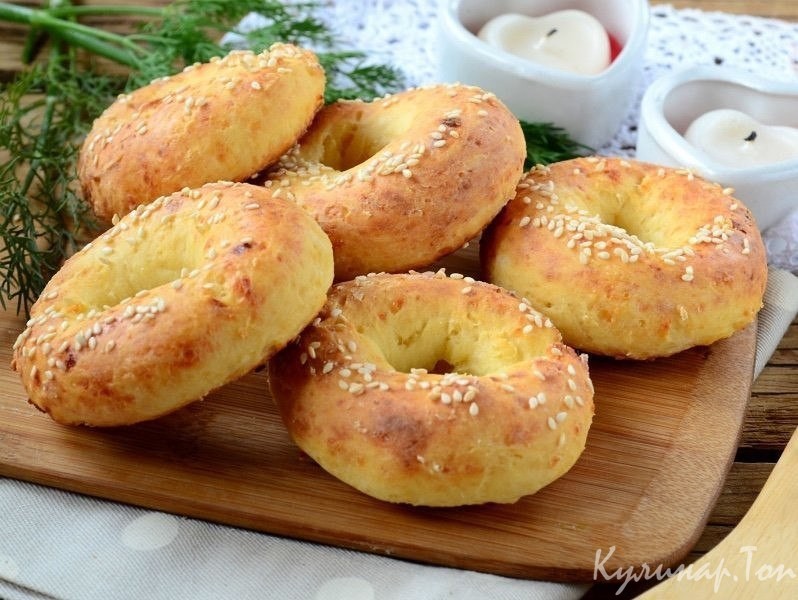 Домашние бублики из творога