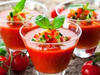 Гаспачо с винным уксусом