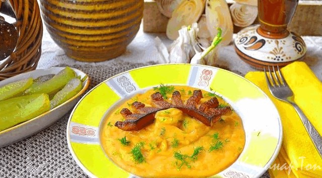 Картофельно-гороховое пюре Картофельно-гороховое пюре