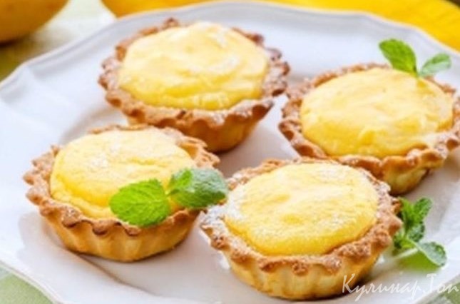 Корзиночки с лимонным кремом