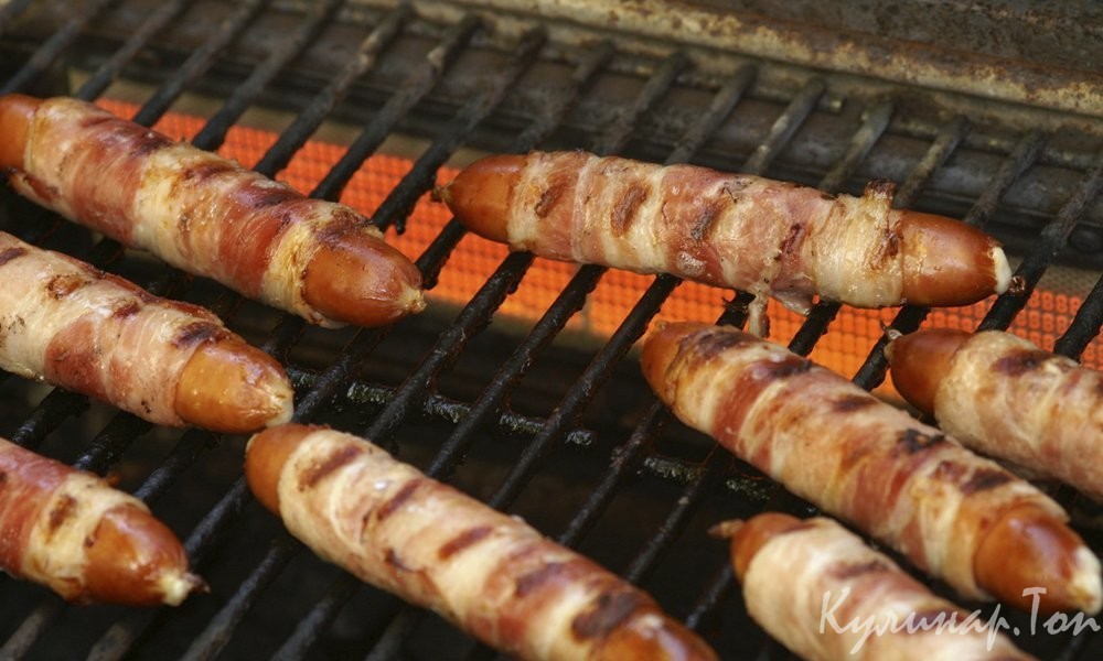Маринованные сосиски для гриля