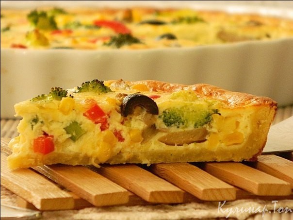 Овощной киш
