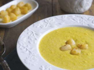 Пряный суп-пюре из кукурузы