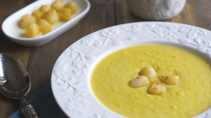 Пряный суп-пюре из кукурузы Пряный суп-пюре из кукурузы