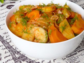 Рагу из кабачков и картошки
