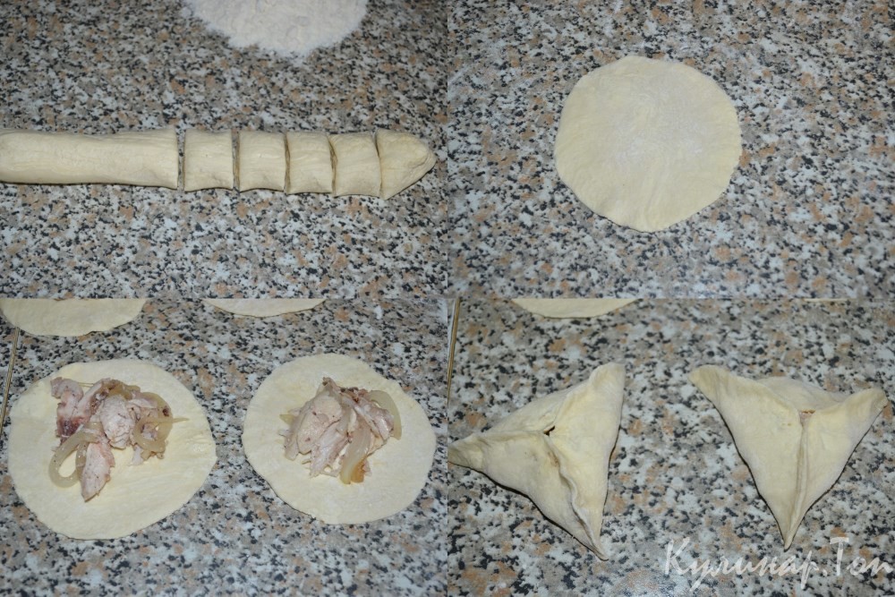 Расстегаи с курицей