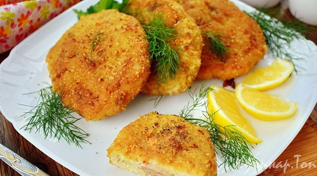 Рыбные зразы с печенью трески