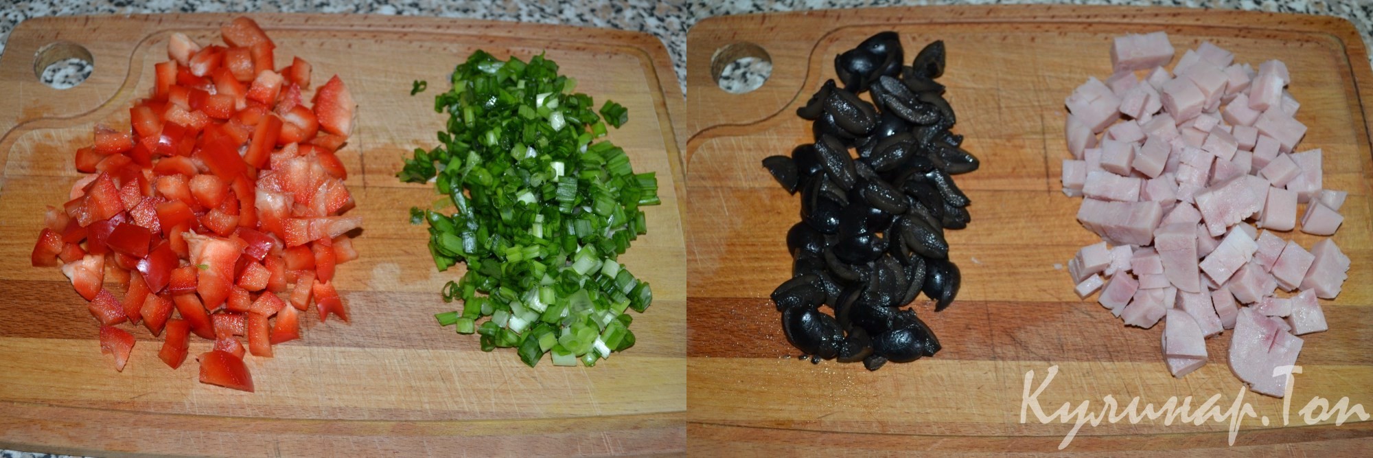 Салат из брокколи и цветной капусты