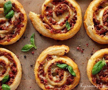 Улитки с фаршем и сыром Улитки с фаршем и сыром