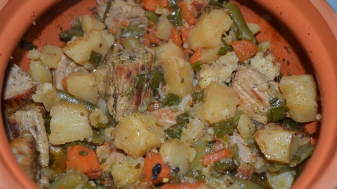 Жаркое из свинины с овощами в горшочке-07 Жаркое из свинины с овощами в горшочке
