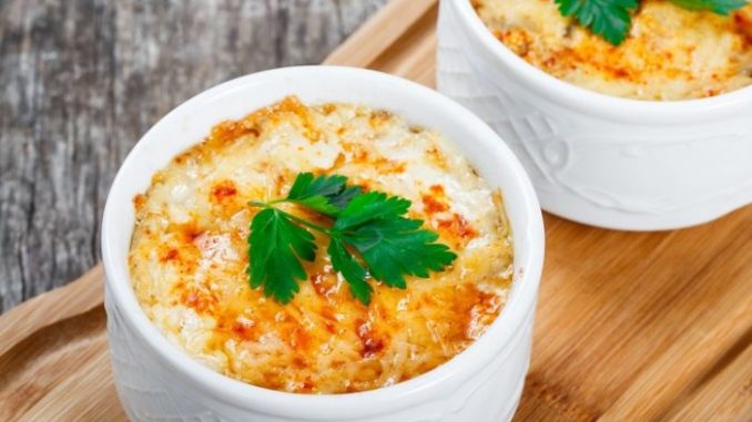 Грибной жульен с моцареллой Грибной жульен с моцареллой