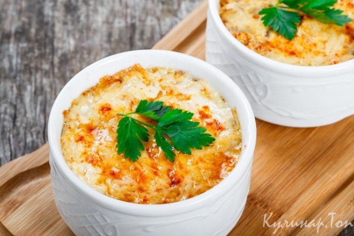 Грибной жульен с моцареллой
