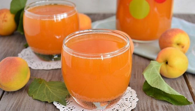 Компот из персиков и груш Компот из персиков и груш