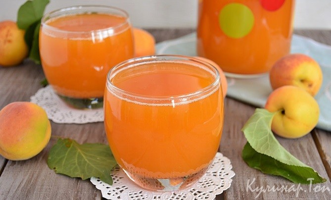 Компот из персиков и груш