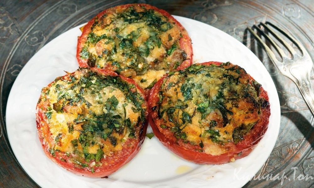 Помидоры, фаршированные семгой и каперсами