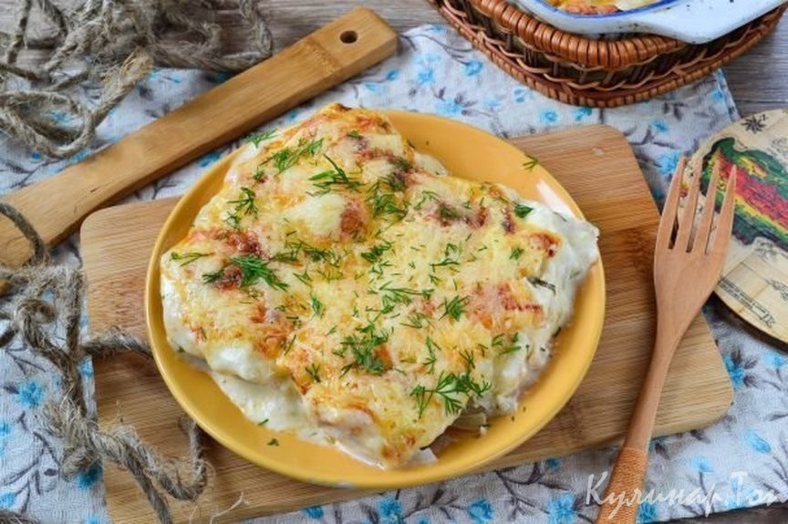 Сочное куриное филе по-французски