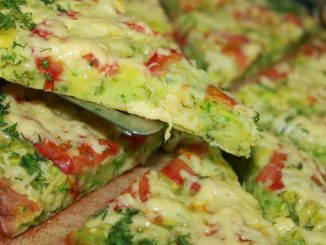 Диетическая кабачковая пицца