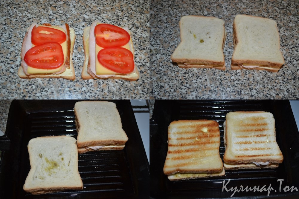 Горячие сэндвичи с курицей