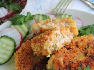 Котлеты рыбные в ореховой панировке