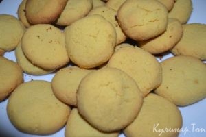 Кукурузное печенье без яиц