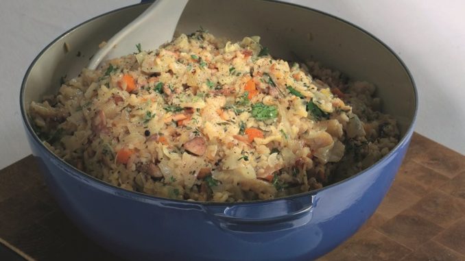 Ленивые голубцы с курицей Ленивые голубцы с курицей