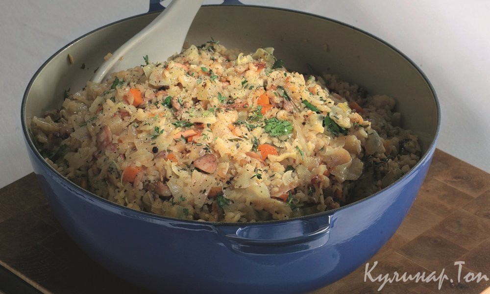 Ленивые голубцы с курицей