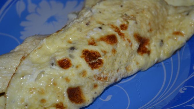 Омлет с сосисками-04 Омлет с сосисками