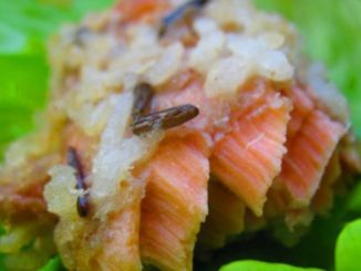 Рыба по-тайски в рисовой корочке