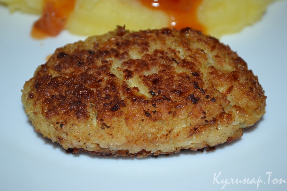Рыбные котлеты из трески