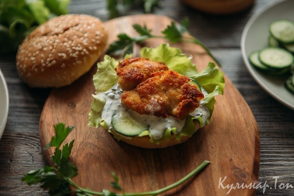 бургеры из курицы