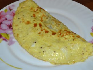 Омлет с грибной икрой