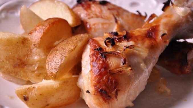 Картофель с курицей в мультиварке Картофель с курицей в мультиварке